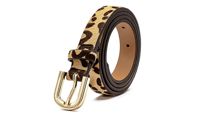 کمربند با چرم چاپی